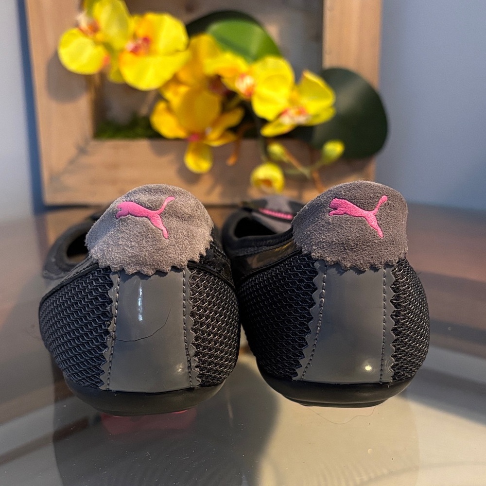 Puma Women's Black and Gray Loafers - Picture 6 of 10